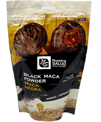 Black Maca Powder (200g) Unleashed The Power Peruvian Maca Negra Gelatinized