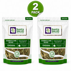 2-Pack Nuestra Salud Femenina Care Blend Herbal Infussion -80 g total