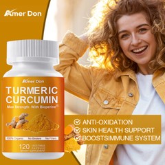 TURMERIC 95% CURCUMIN 10,000mg EXTRACT TUMERIC BLACK PEPPER ANTIOXIDANT BEST