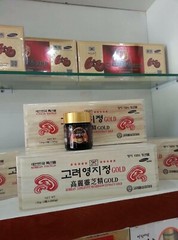 Korean Lingzhi Reishi Mushroom Ganoderma Lucidum Extract Gold 120gx3 고려영지정골드