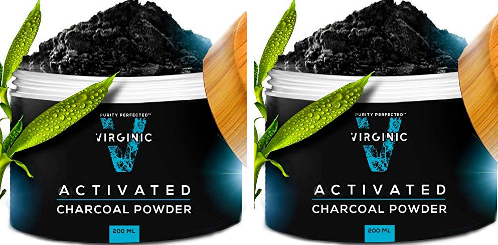 2 qty Activated Charcoal Powder Face Cleanser Skin Mask Teeth Whitening Whitener