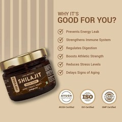 PURE HIMALAYAN SHILAJIT RESIN EXTREMELY POTENT – 20 GM WITH 1 SPOON