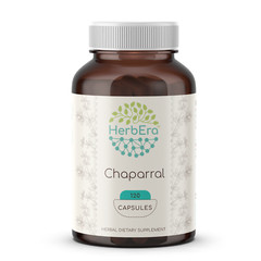 HerbEra Chaparral 60/120 Capsules, 500 mg, Organic (Larrea tridentata)