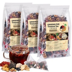 Beleeplanner Ginseng Five Treasures Kidney Detox 75 Teabags Herbal 7 Ingredients