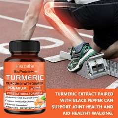 High Absorption Turmeric Curcumin Supports Joint Comfort Mobility 30/60/120caps