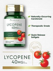 Lycopene 40mg | 120 Softgels | Non-GMO & Gluten Free Supplement | By Carlyle