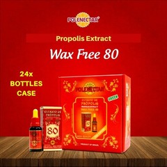 POLENECTAR Propolis Extract Brazilian Green Wax Free 80 Bee Case 24x 30 mL