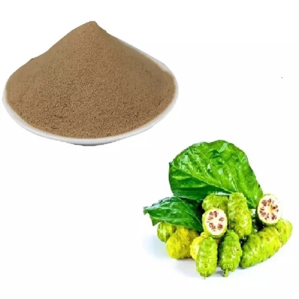 Noni Fruit Extract Powder Morinda Cutrifolia 20%Morindin Free Shipping 1000 Gram