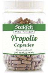 Propolis 500 Capsules 500 mg 100% Natural Bee Fresh Caps SALE