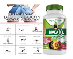 Organic Black Red Yellow MACA ROOT Powder Capsules For Men Women 60 EXTREME