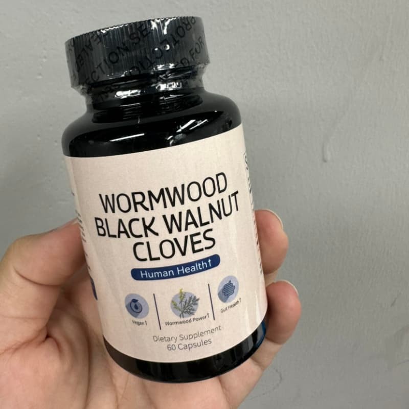 60pcs Wormwood & Detox Clove Black Walnut Colon Cleanse Constipation Relief