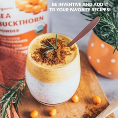 100% Pure Sea Buckthorn Berry Powder (200g)Source of Various Vitamins & Minerals