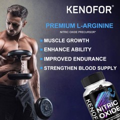 Nitric Oxide Booster Pre-Workout, Muscle Booster 120 Capsules