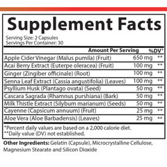 Detox & Cleanse w/ Apple Cider Detox Health and Weight Loss Aid, 6-Pack