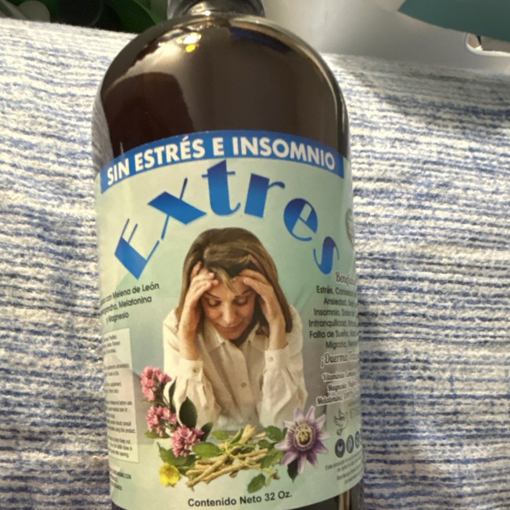 Eterna Extres Sin Estrés Insomnio Liquid Melena de León Ashwagandha 32 oz