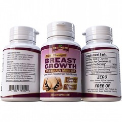 MAX STRENGTH Pueraria Mirifica 1000mg BlGGER BREAST GROWTH Bust Enhancer 60 Caps