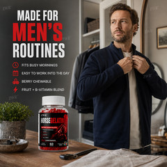 HORSE GELATIN Gummies, -Body Wellness, Daily Fuel – Unleashed Men The Beast