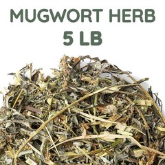 Bulk Mugwort Herb 5 lb – Coarse Cut Artemisia vulgaris Botanical Ingredient