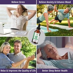 USDA Organic Hemp Oil | Cold-Pressed | Stress Pain Sleep | 5-Pack | Made in USA