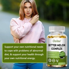 Organic Bitter Melon Complex Extract 120 Capsules – Blood Sugar Support 2500mg