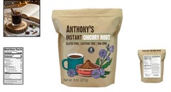 Instant Chicory Root Coffee Substitute, 8 oz – Gluten Free and Caffeine Free