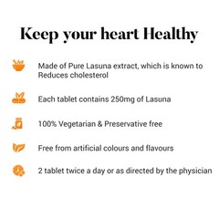 Himalaya Lasuna 3 × 60 Natural Heart Wellness & Antioxidant Support | Free Ship
