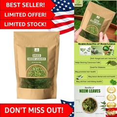 100% Natural Dried Neem Leaves 0.3 oz – Eco-Friendly & Fresh from Sri Lanka