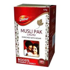 Dabur Musli Pak Laghu 125g x3 | Herbal Stamina & Energy Booster | Exp 01/2027