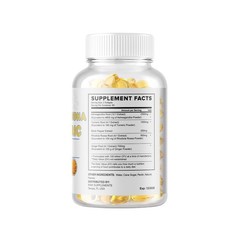 Organic Ashwagandha Capsules 5000mg Strong Stress & Adrenal Support 360 Softgels