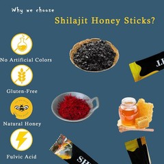 Better Alt Pure Himalayan Shilajit Sticks with 30sticks Honey, Naturally Sweeter