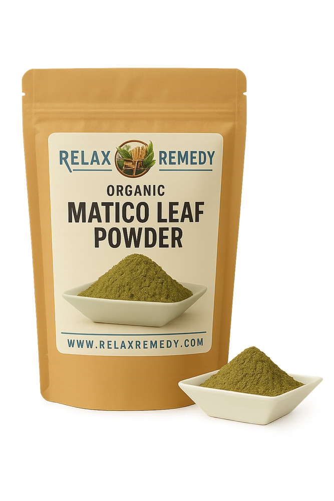 Organic Matico Leaf Powder – 100% Pure, Non-GMO Piper Aduncum, Digestive Herb