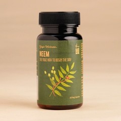 Neem and Turmeric powder in veg capsules. Combo pack. 60 capsules each.