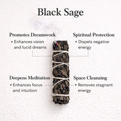 Black Sage Mugwort Smudge Sticks 4 Inch Bulk at Wholesale for Energy Cleansing