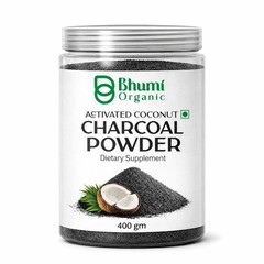 Activated Charcoal Organic Powder 400g Coconut Shell Based Pure Natural Powder