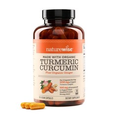 NatureWise Curcumin Turmeric 2250mg – Advanced 180 Count (Pack of 1), W