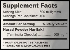Harad Powder/Terminalia Chebula/Haritaki – Herbal Supplement, Pure | 200 Grams