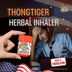 3 OF Thong Tiger Nasal Inhaler USA SELLER! Enhance Breathing Herbal Product