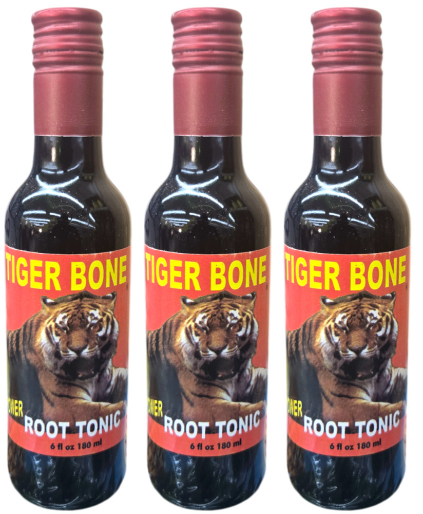 Tiger Bone Root Tonic, endurance & stamina, 3-pack, 6 FL oz ea