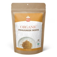Organic Fenugreek Seeds – Fresh Methi Seeds Whole – 16 OZ