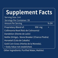 Collinsonia (Stone Root) Drops for Urinary Tract Health, Natural Herbal Formula