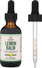 Lemon Balm Tincture – Organic Lemon Balm Drops for Relaxation 590Mg – 2FL OZ, 12