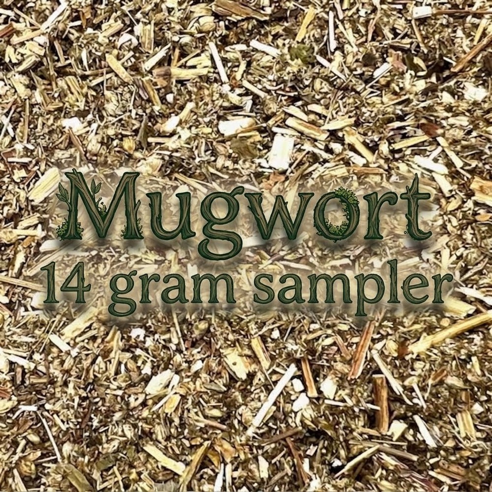 Mugwort 14 gram sampler Cut & Sifted | Loose Leaf Artemisia Vulgaris Herbal Tea