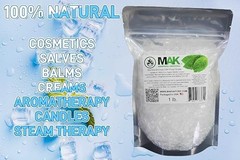 Pure Organic Menthol Crystals 1 LB – 100% Natural Mint Flavor – Resealable Bag
