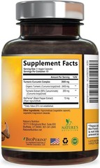 Turmeric Curcumin 2400mg Curcuminoids & BioPerine Black Pepper Supplement