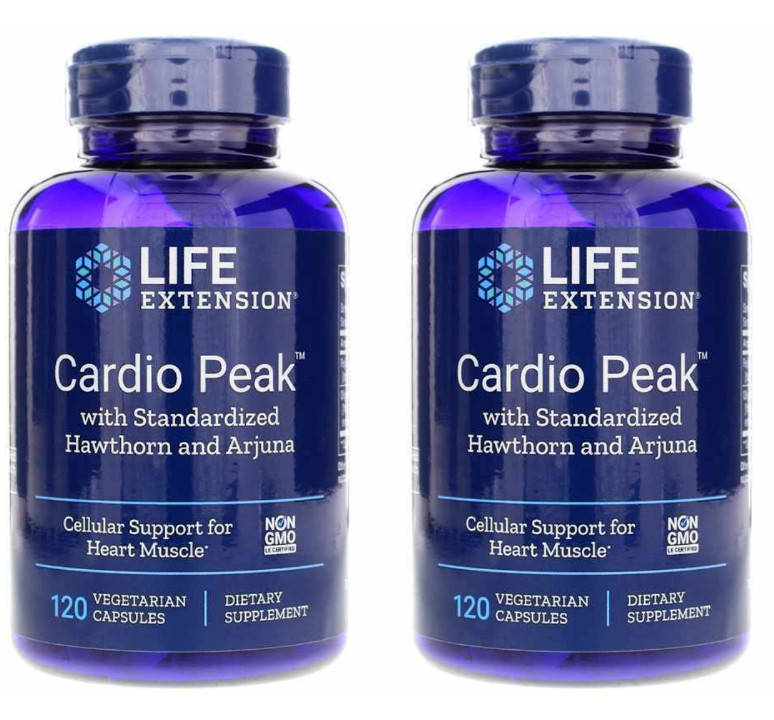Life Extension Cardio Peak 2X120 Caps Oligomeric proanthocyanidins (OPCs)/Arjuna