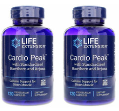 Life Extension Cardio Peak 2X120 Caps Oligomeric proanthocyanidins (OPCs)/Arjuna