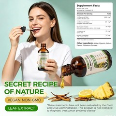 Mullein Drops for Lungs, Mullein Leaf Extract Supplement, Support Lung Health…