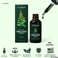.Drops targeted for Lungs Res and Lung Mullein Extract Leaf with Chlorophyll For