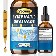 Vccvaa Lymphatic Drainage Drops, 11 in 1 Herbal Lymphatic Drainage Supplement…