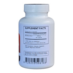 Red Maca Root Capsules – Organic